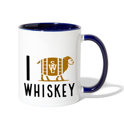 I Love Whiskey - Contrast Coffee Mug