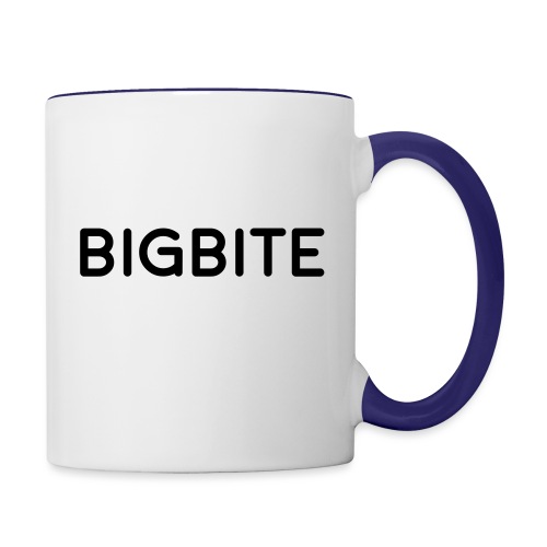 BIGBITE logo red (USE) - Contrast Coffee Mug