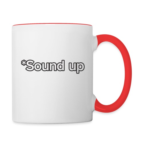 *Sound up - Contrast Coffee Mug