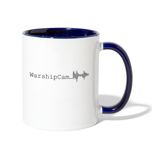 Single-sided with Black WarshipCam Logo - Contrast Coffee Mug