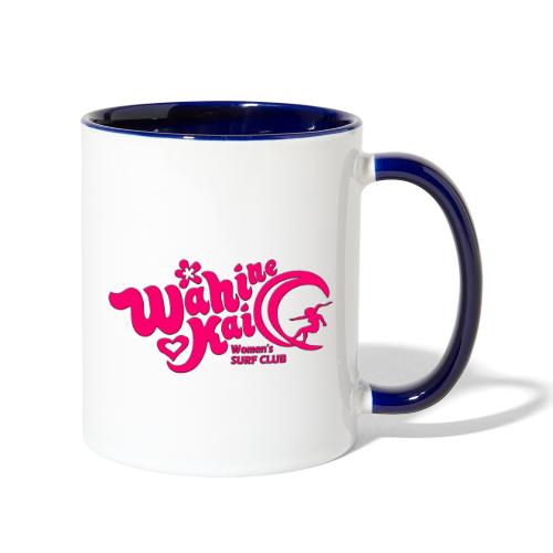 Wahine Kai Logo pink - Contrast Coffee Mug