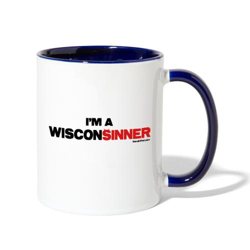 Sconsinwear WisconSINNER Phone & Tablet Cases - Contrast Coffee Mug