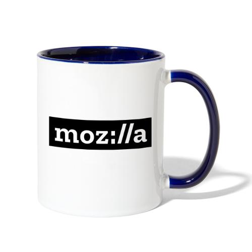 moz logo white - Contrast Coffee Mug