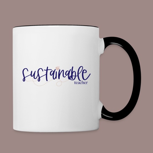 Sustainable Teacher - Contrast Coffee Mug