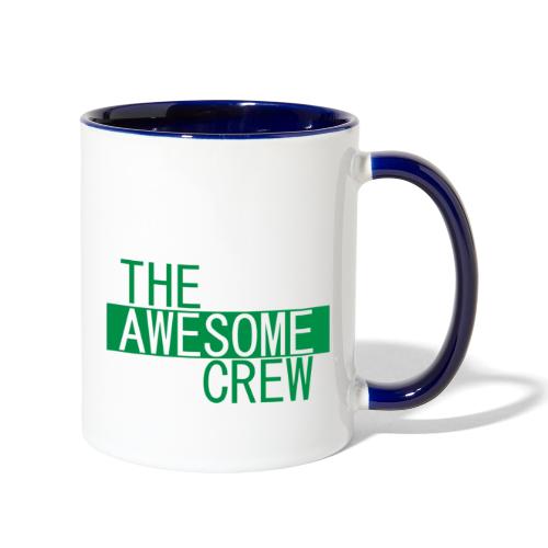 the awesome crew green - Contrast Coffee Mug