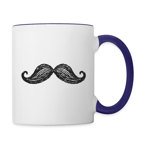 Moustache - Contrast Coffee Mug