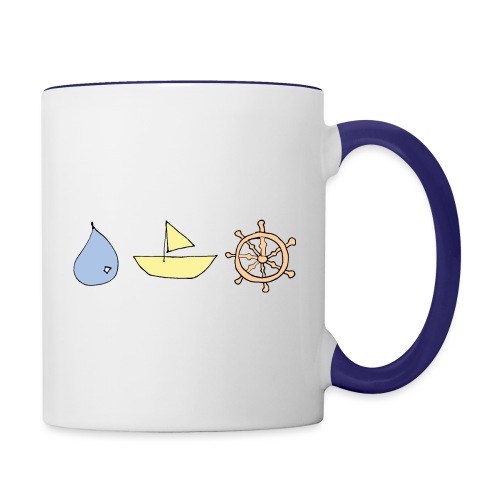 Drop, ship, dharma - Contrast Coffee Mug