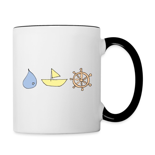 Drop, Ship, Dharma - Contrast Coffee Mug