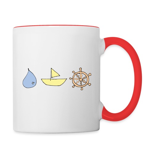 Drop, Ship, Dharma - Contrast Coffee Mug