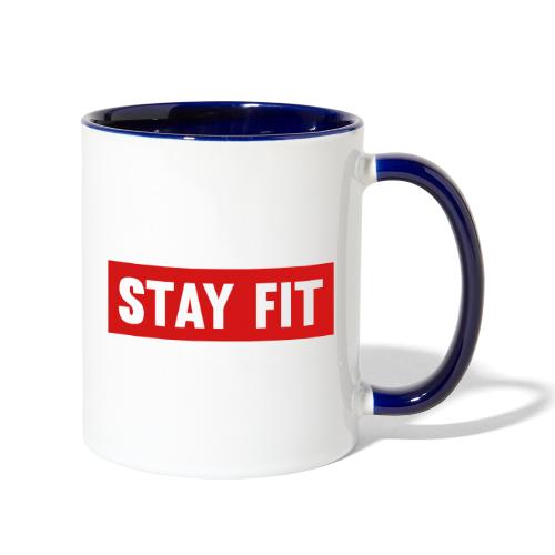 Stay Fit - Contrast Coffee Mug