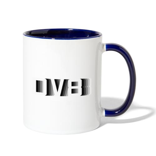 DV8 Logo - White - Contrast Coffee Mug