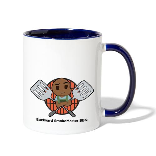 Backyard SmokeMaster BBQ Logo - Contrast Coffee Mug