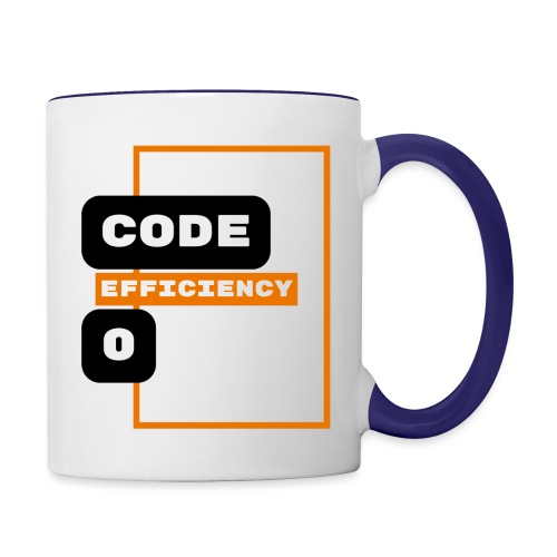Code Efficiency 0 Design - Contrast Coffee Mug