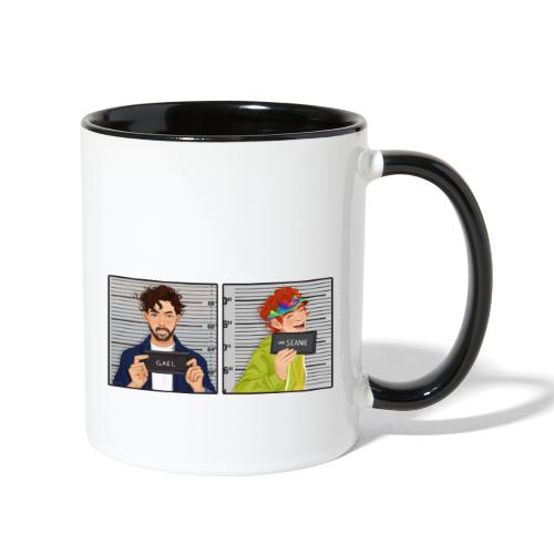 Gael and Seanie Mugshots - Contrast Coffee Mug