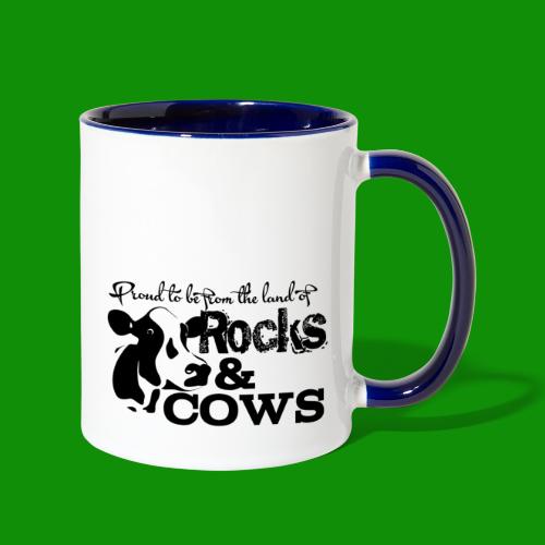 Rocks & Cows Proud - Contrast Coffee Mug