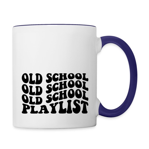 Old School - Contrast Coffee Mug