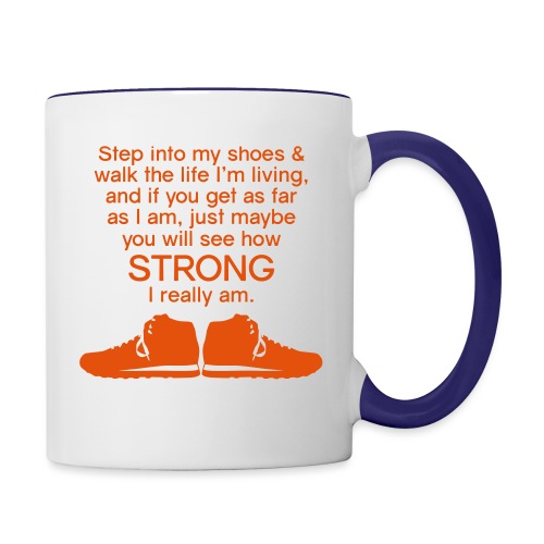 Step into My Shoes (tennis shoes) - Contrast Coffee Mug
