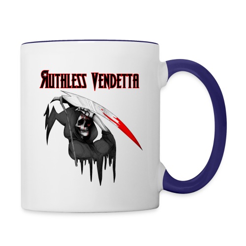 reaper with ruthless vendetta - Contrast Coffee Mug