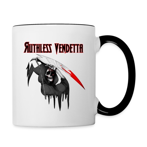 reaper with ruthless vendetta - Contrast Coffee Mug