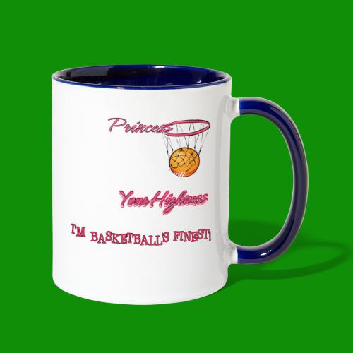 BASKETBALL finest - Contrast Coffee Mug
