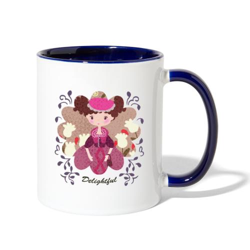 Delightful Girl - Contrast Coffee Mug