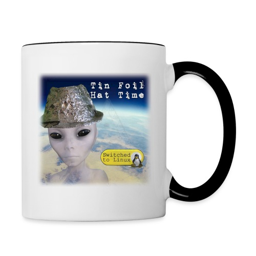 Tin Foil Hat Time (Earth) - Contrast Coffee Mug