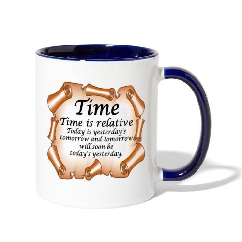 Time Is Relative - Contrast Coffee Mug