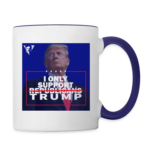 I Only Support Trump - Contrast Coffee Mug