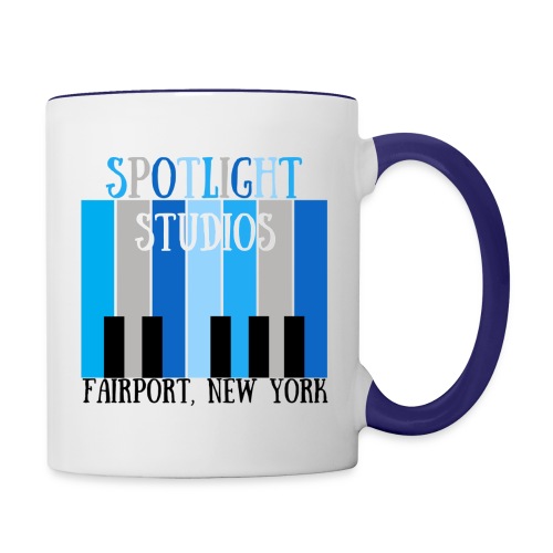Spotlight Piano Keys - Contrast Coffee Mug