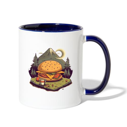 Cheeseburger Campout - Contrast Coffee Mug