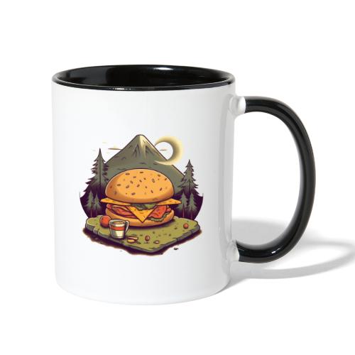 Cheeseburger Campout - Contrast Coffee Mug