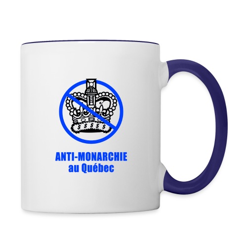 Anti-monarchie au Québec - Contrast Coffee Mug