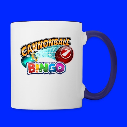 Vintage Cannonball Bingo Logo - Contrast Coffee Mug