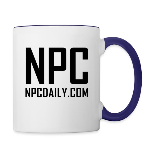 N P C with site black - Contrast Coffee Mug