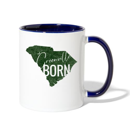 Greenville Born_Green - Contrast Coffee Mug