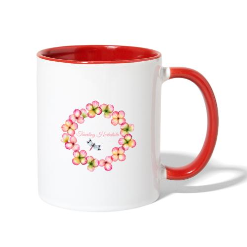 Traveling Herbalista Design pink - Contrast Coffee Mug