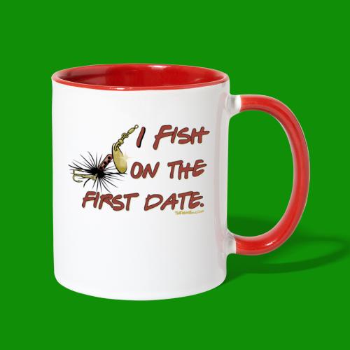 Fish on the First Date - Contrast Coffee Mug