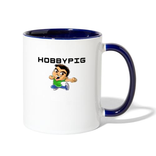 HobbyPig Cartoon - Contrast Coffee Mug