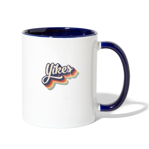 Vintage Yikes - Contrast Coffee Mug