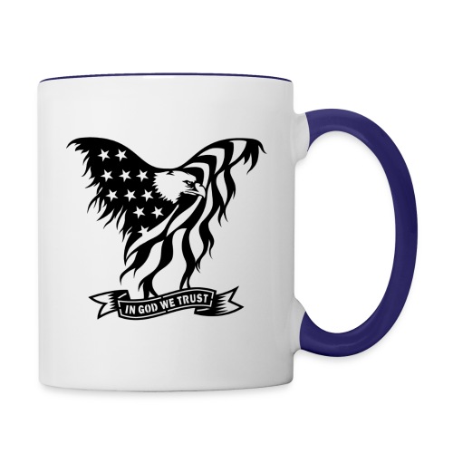 eagle trust - Contrast Coffee Mug