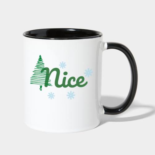 Nice - Contrast Coffee Mug