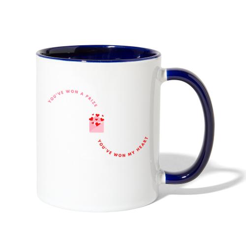 You´ve won a prize - Contrast Coffee Mug