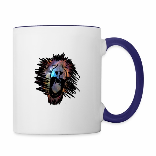 Galaxy Lion - Contrast Coffee Mug