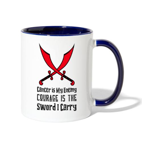 Cancer is My Enemy - Contrast Coffee Mug
