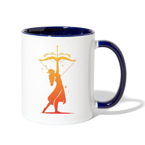 Sagittarius Archer Zodiac Fire Sign - Contrast Coffee Mug
