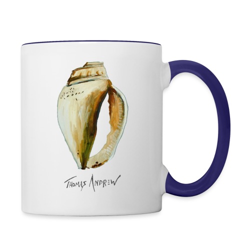 Shell 05 11 x 14 with signature for T shirt - Contrast Coffee Mug