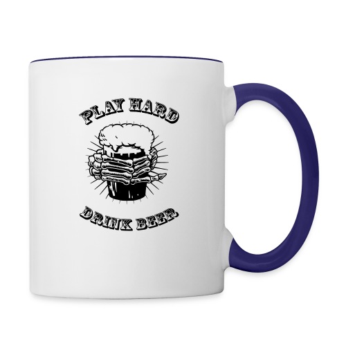 playhardbeer - Contrast Coffee Mug