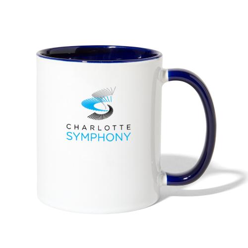 CSO Charlotte Symphony official logo (Black) - Contrast Coffee Mug