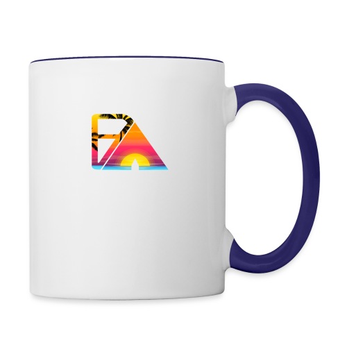 Beach theme - Contrast Coffee Mug
