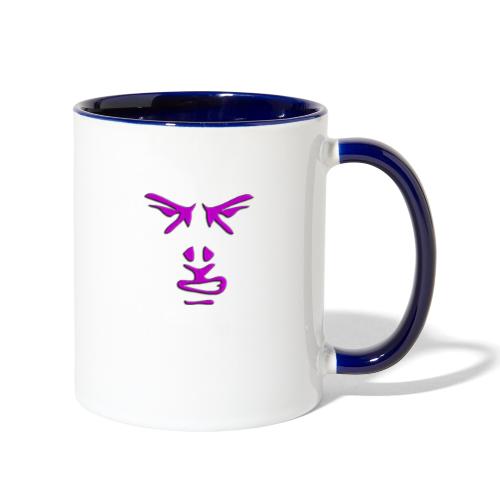 Angary Face - Contrast Coffee Mug